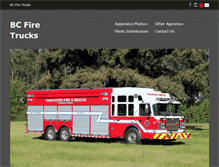 Tablet Screenshot of bcfiretrucks.com